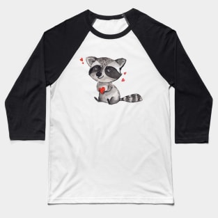 Raccoon love Baseball T-Shirt